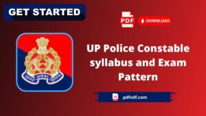 UP Police Constable Syllabus in Hindi PDF - सिलेबस और परीक्षा पैटर्न 2023