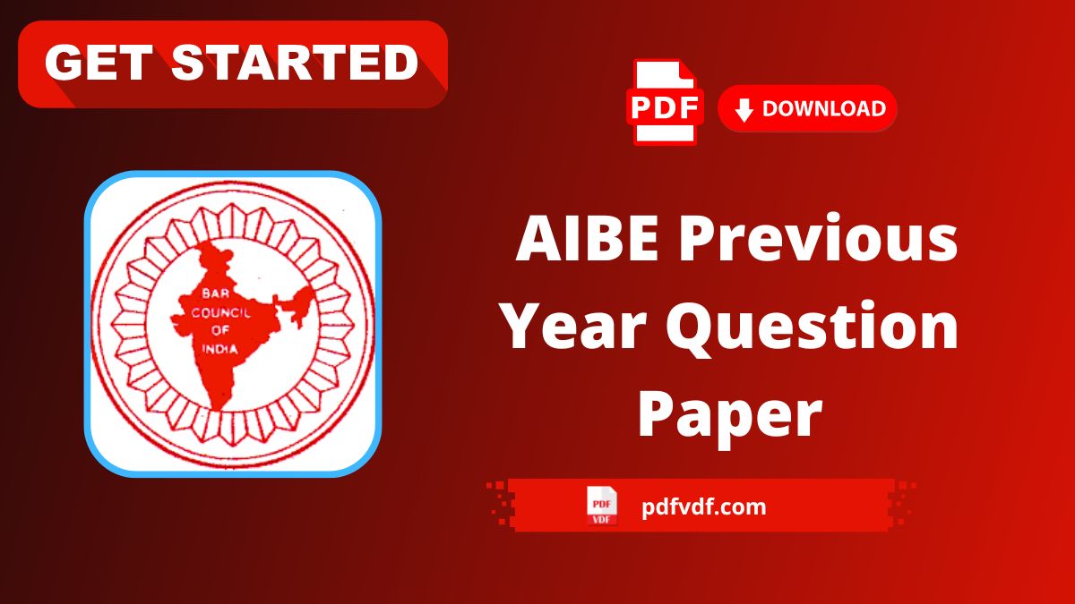 AIBE Previous Year Question Paper