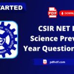 CSIR NET Life Science Previous Year Question Paper Pdf Download for 2023 :: Boost Your Exam Preparation