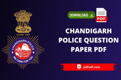 Chandigarh Police Question Paper Pdf in Hindi 2023 Download