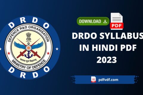 DRDO Syllabus in Hindi Pdf 2023