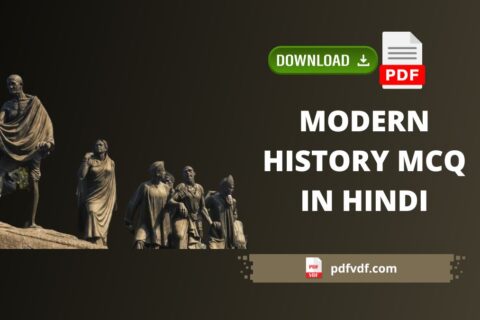 Modern History MCQ in Hindi